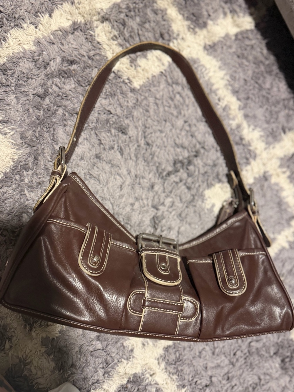 Tommy Hilfiger Y2K shoulder bag brown